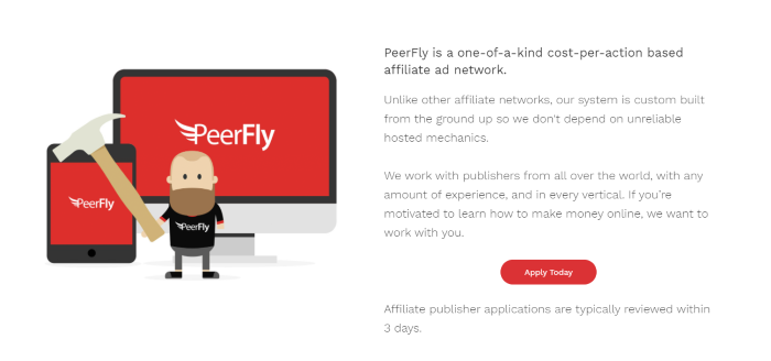 Las mejores redes de afiliados de Peerfly