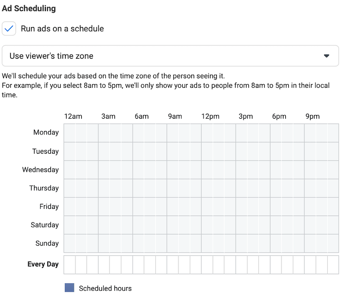 Cómo iniciar el marketing de Facebook: establezca su presupuesto y horario