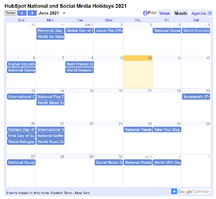 Razones para utilizar un calendario de contenido para campañas publicitarias pagas: planifique las vacaciones