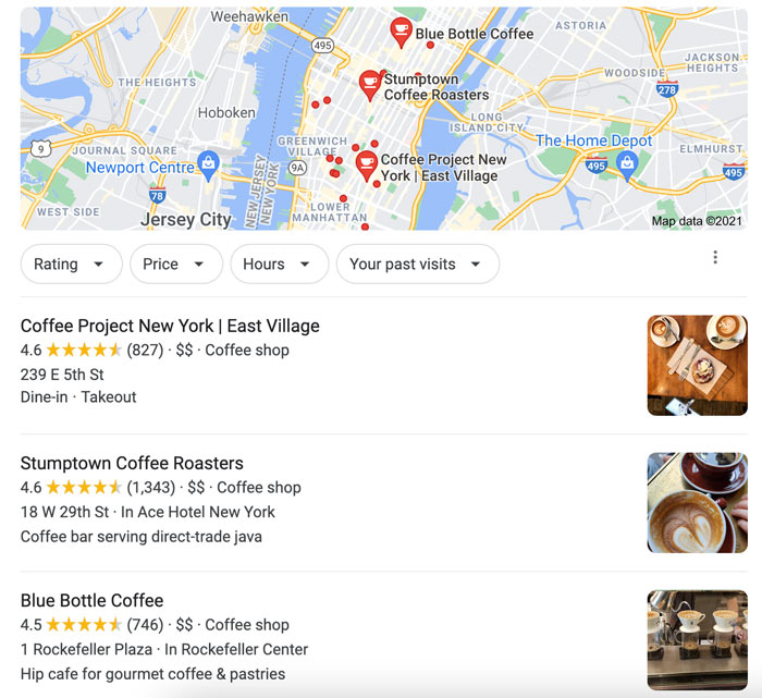 Los mejores sitios para reseñas en línea: Google My Business
