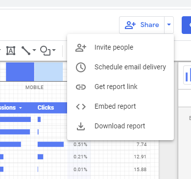 Cómo utilizar Google Data Studio para mejorar sus datos: comparta sus informes