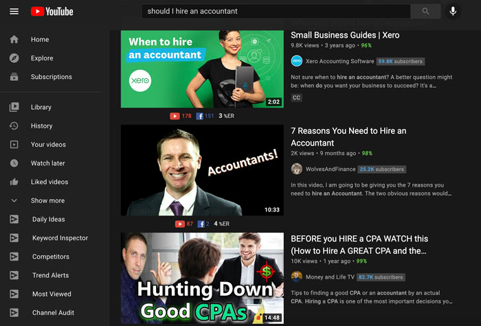Consejos de marketing para contadores de CPA: cree vídeos de YouTube (un ejemplo)